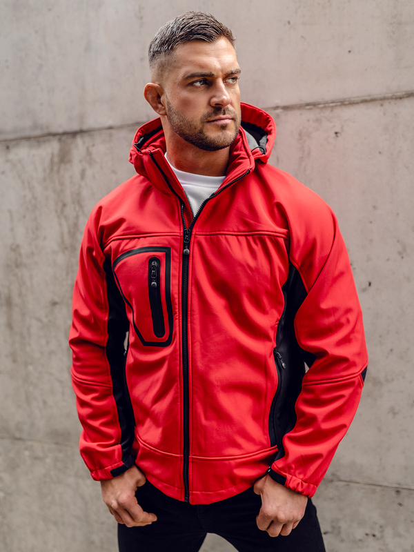 Herren Softshelljacke Rot Bolf T019A