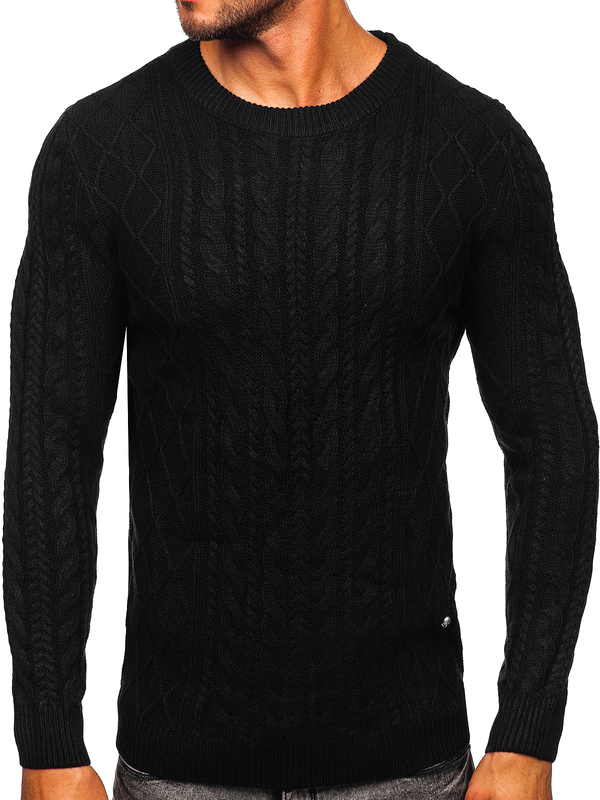 Herren Pullover Schwarz Bolf MM6010