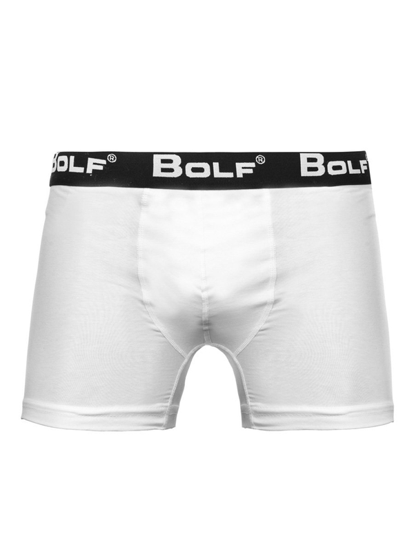 Herren Boxershorts Weiß Bolf 0953
