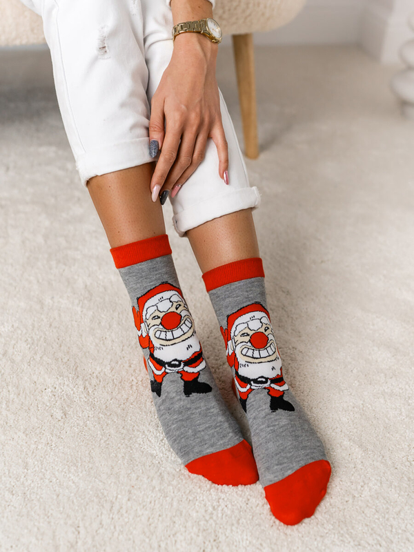 Damen Weihnachtssocken Mehrfarbig Bolf M798-1