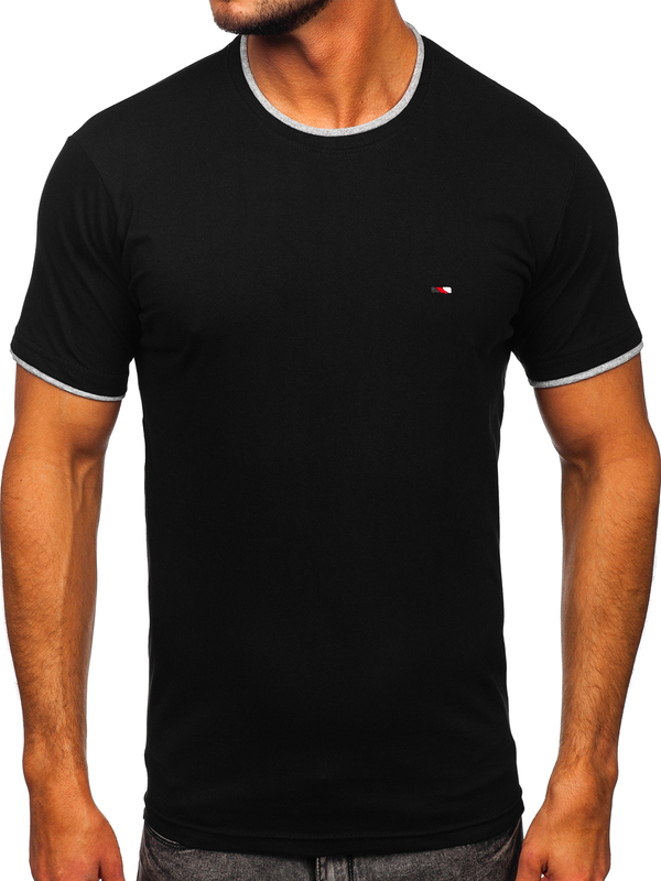 Bolf Herren T-Shirt Schwarz  14316