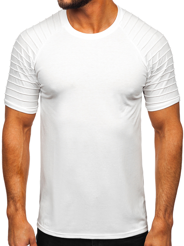 Herren T-Shirt Weiß Bolf 8T88