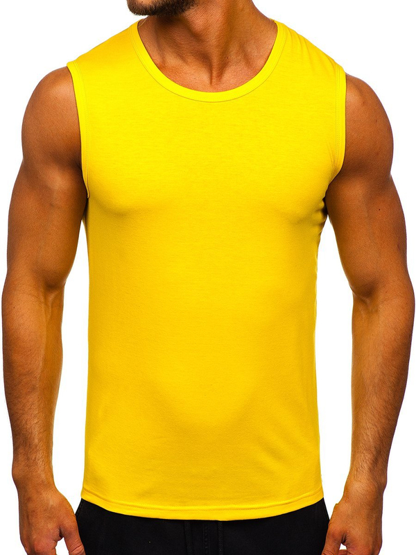 Herren Tank Top Gelb Bolf 99001