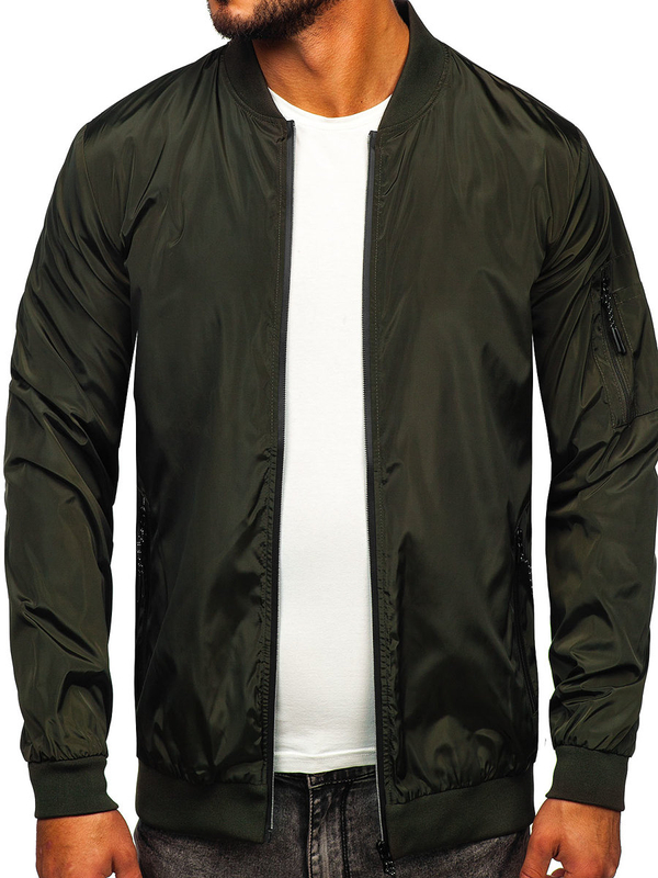 Herren Übergangsjacke Khaki Bolf W3908