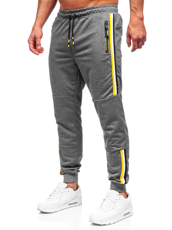 Herren Hose Jogger Pants Anthrazit Bolf K10336