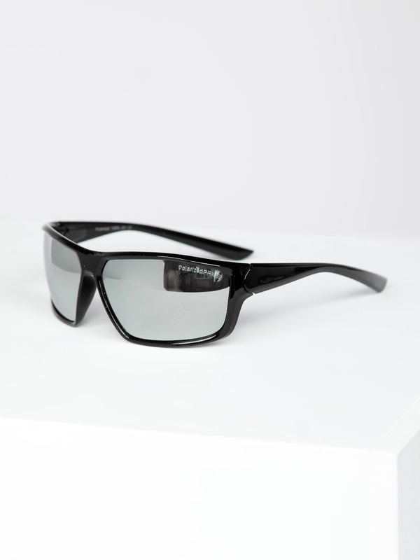 Sonnenbrille Schwarz-Silber Bolf PLS7
