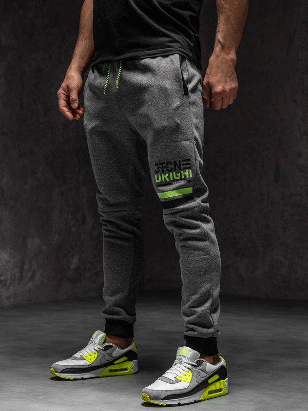 Herren Sporthose Schwarzgrau Bolf AM108A1