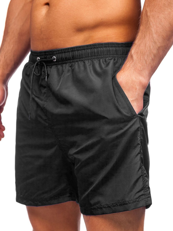Herren Kurze Hose Bedeshorts Schwarz Bolf YW07002A