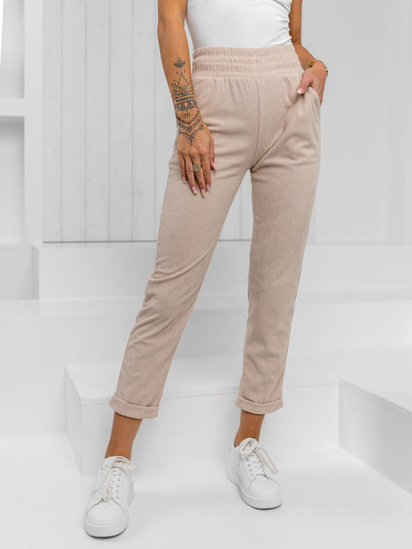 Damen Hose Beige Bolf W7856