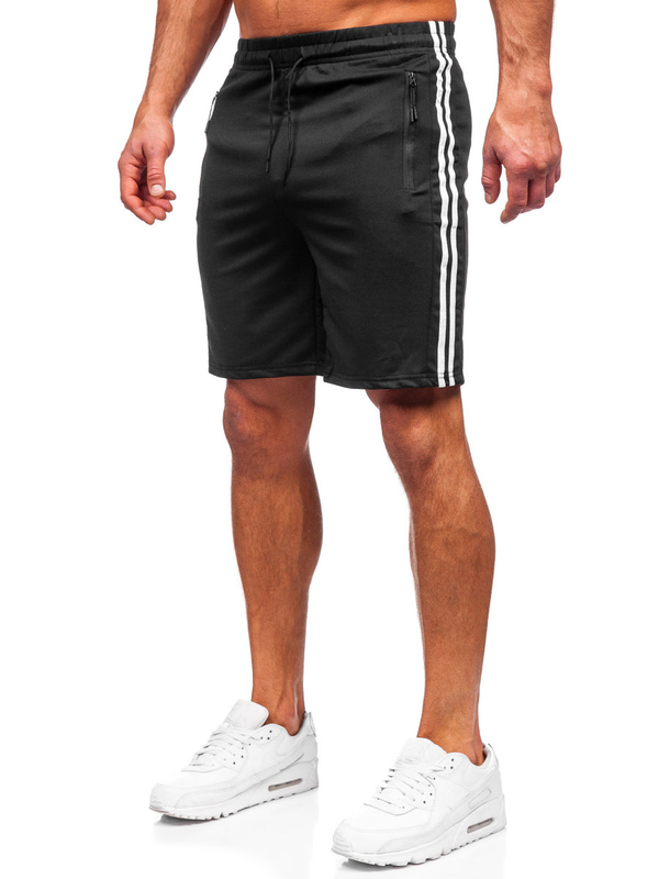 Bolf Herren Kurze Sporthose Shorts Schwarz 68024