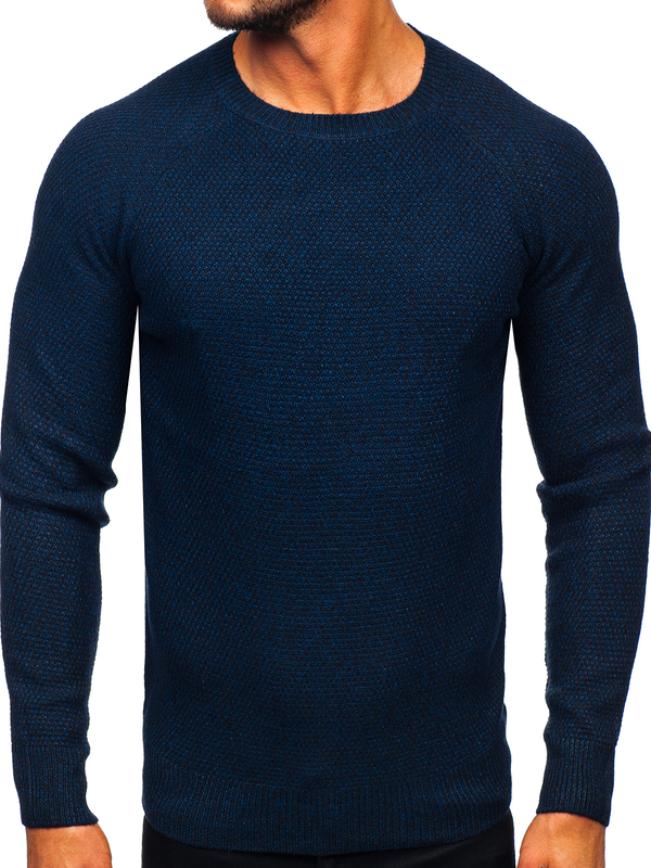 Herren Pullover Dunkelblau Bolf H1810