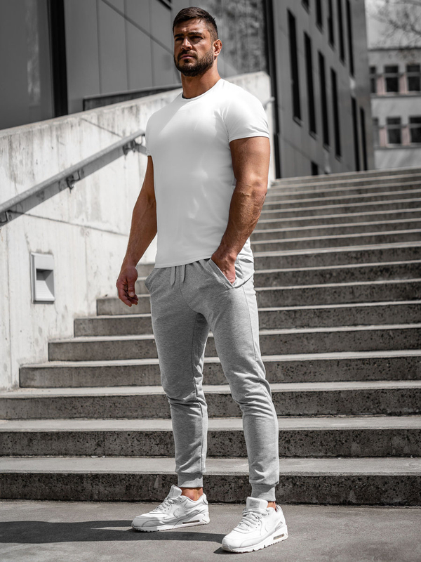 Herren Sporthose Jogger Pants Grau Bolf XW02A