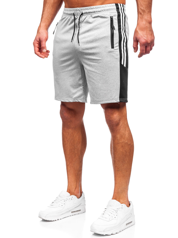 Bolf Herren Kurze Sporthose Shorts Grau  68006