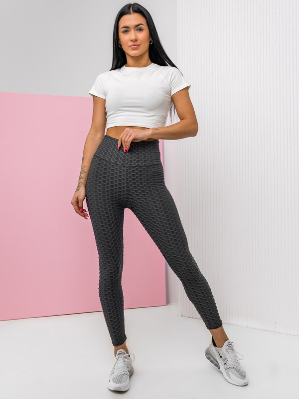 Damen Leggings Schwarzgrau Bolf YW88024