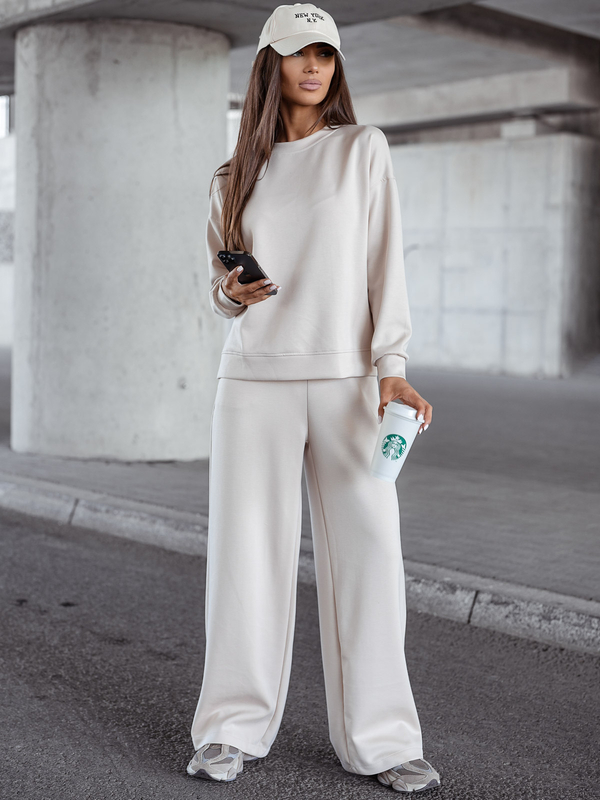 Damen Zweiteiler-Set Beige Bolf 821111