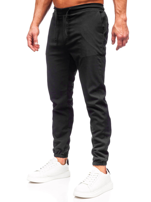 Herren Textilhose Joggers Schwarz Bolf 0065