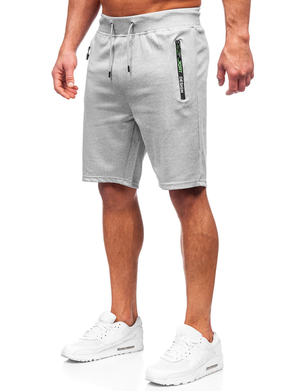 Herren Kurze Sporthose Grau Bolf 8K296