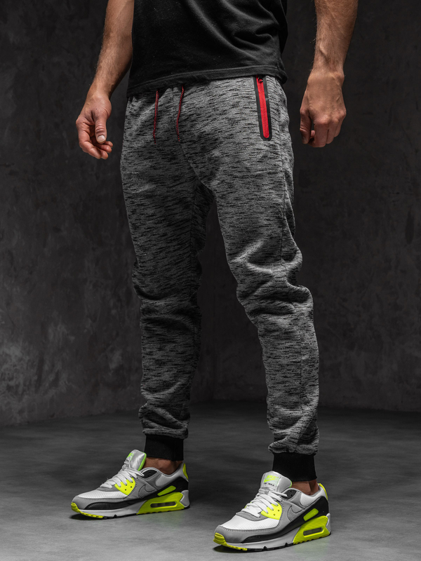 Herren Sporthose Schwarzgrau Bolf 55037A1