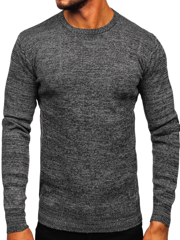 Herren Pullover Grau Bolf S8307