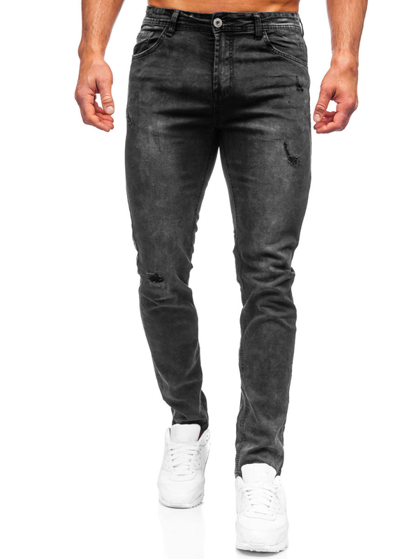 Herren Jeanshose regular fit Schwarz Bolf K10006-2