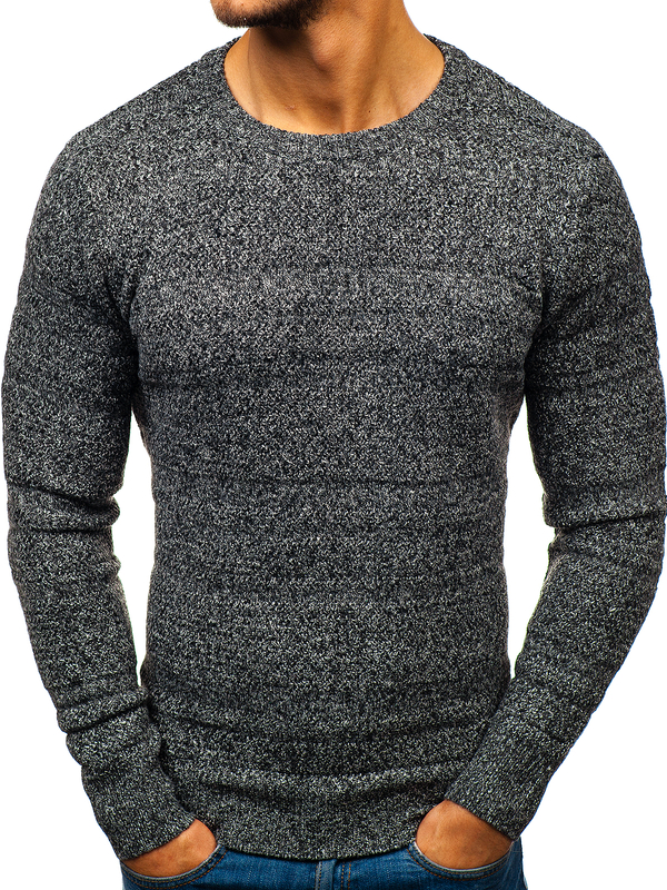 Herren Pullover Grau Bolf H1805
