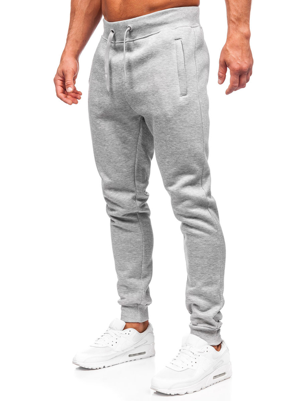 Herren Sweathose Sporthose Joggers Grau Bolf XW06