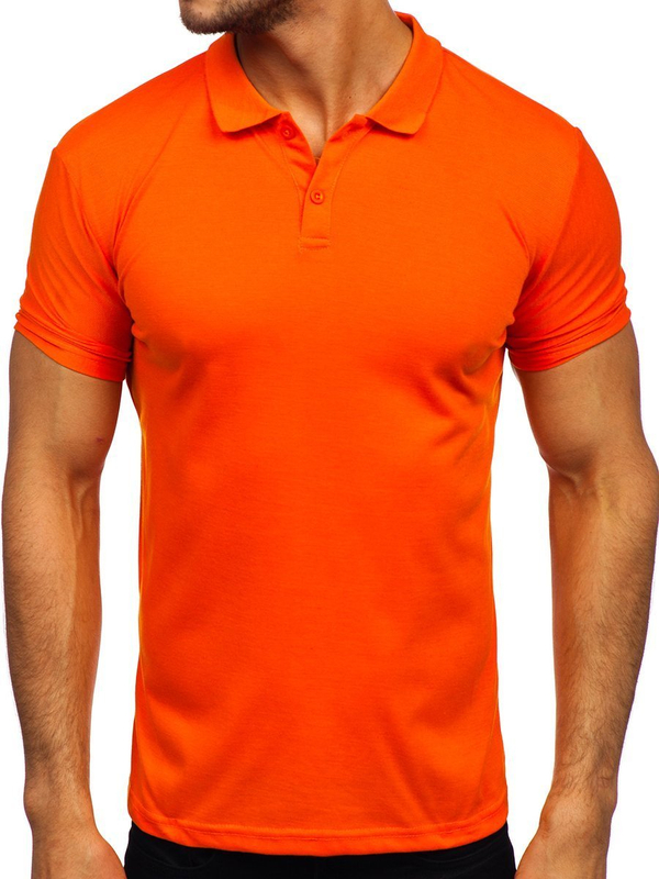 Herren Poloshirt Orange Bolf GD02