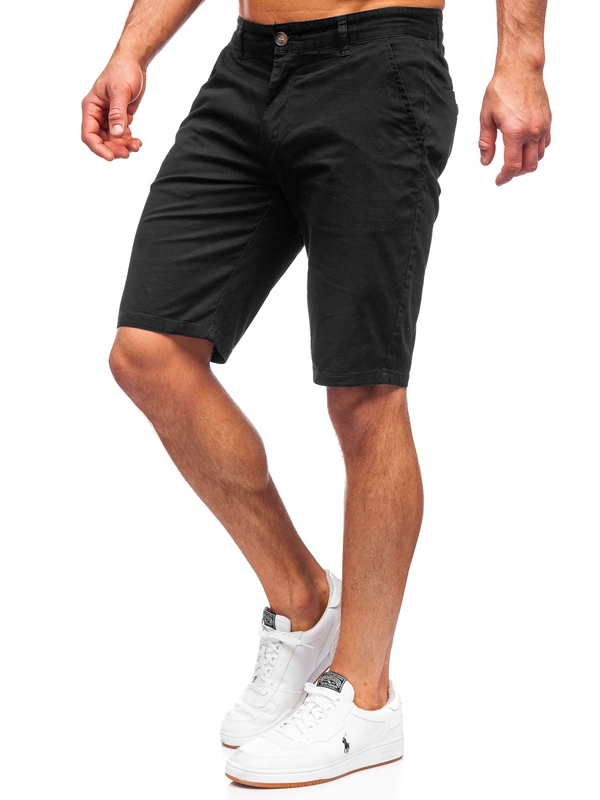 Herren Kurze Hose Shorts Schwarz Bolf 1140