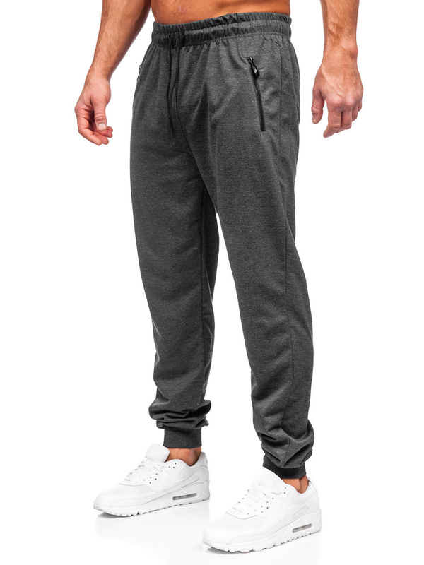 Herren Sporthose Jogger Pants Schwarzgrau Bolf JX6103