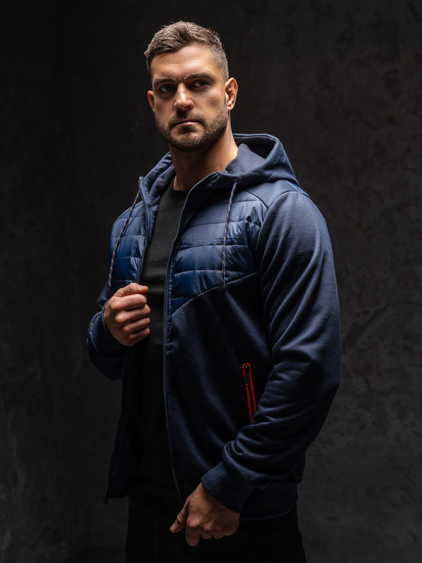 Herren Übergangsjacke Dunkelblau Bolf KS2149A1