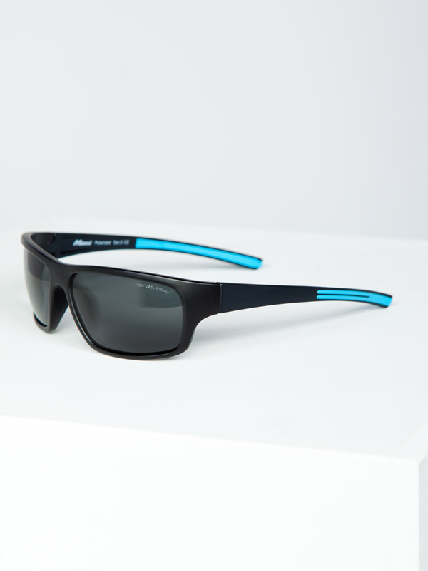 Sonnenbrille Schwarz-Blau Bolf MIAMI1