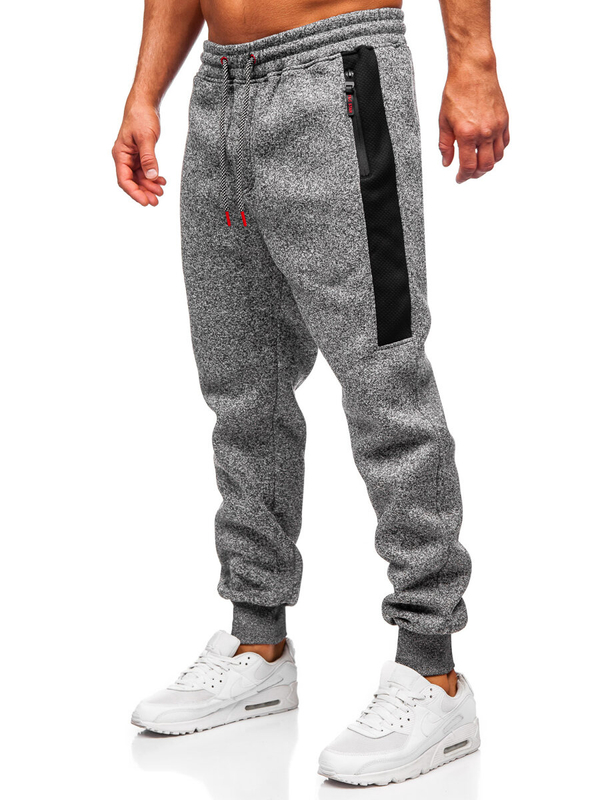 Herren Warme Sporthose Joggers Anthrazit Bolf Q1102