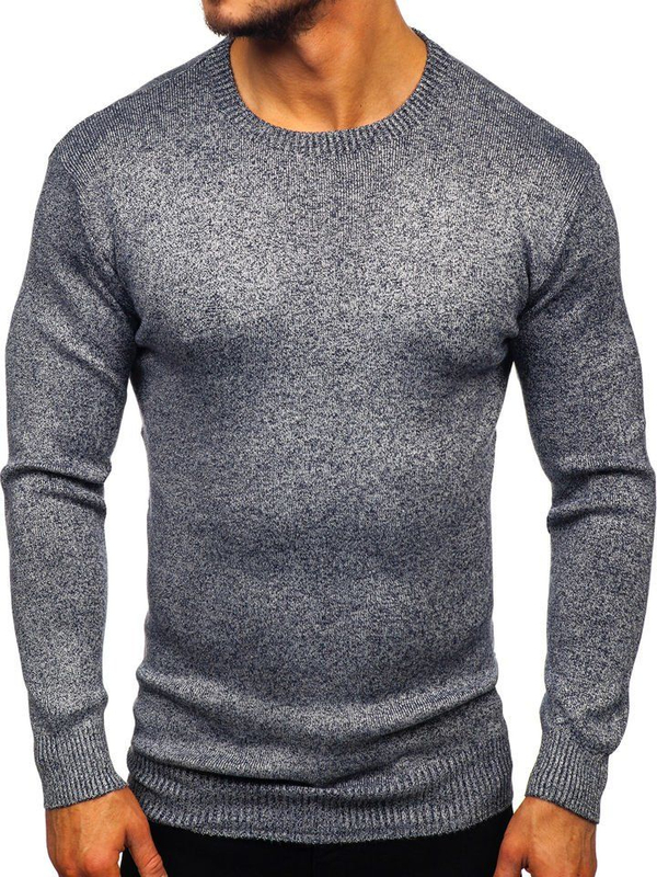 Herren Pullover Dunkelblau Bolf 8529