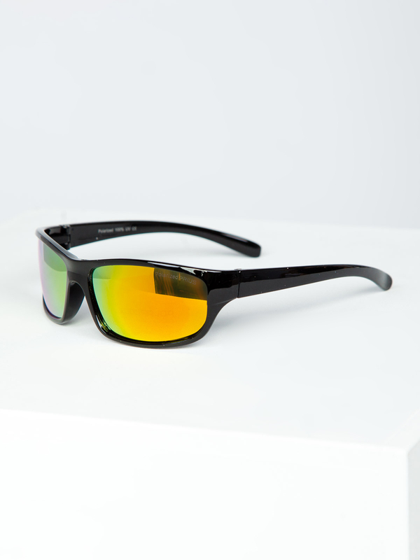 Sonnenbrille Schwarz-Gold Bolf PLS12