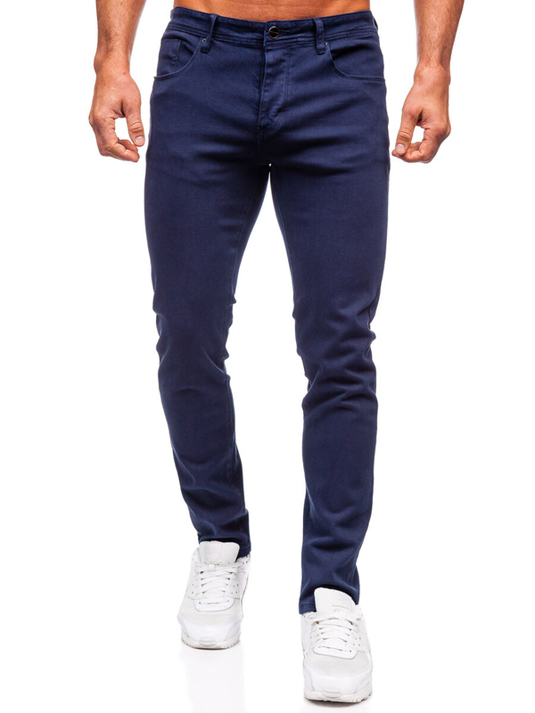 Herren Jeanshose slim fit Dunkelblau Bolf MP0160BS