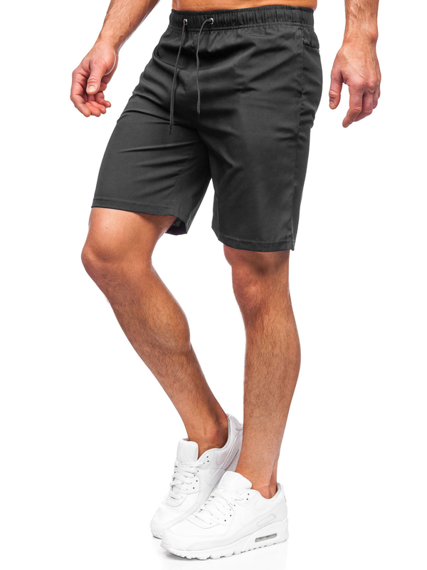 Herren Kurze Sporthose Schwarz Bolf HH037