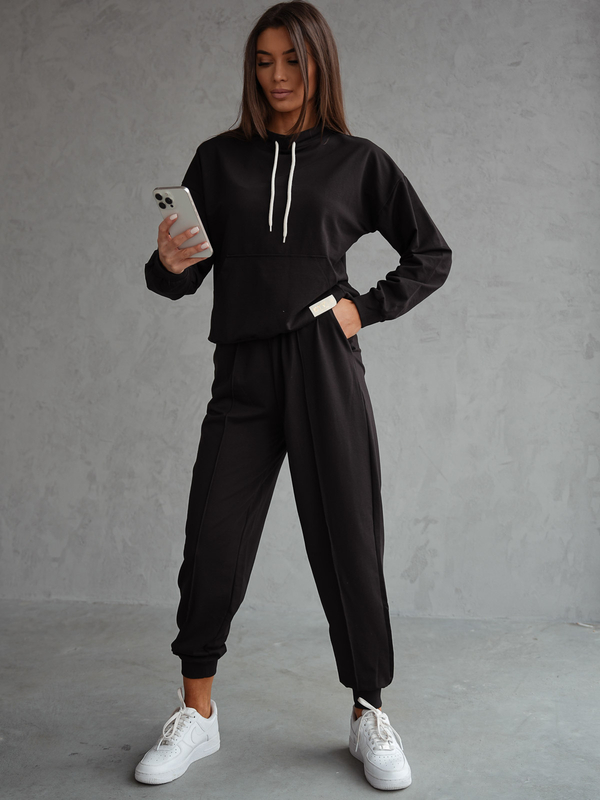 Damen Zweiteiler-Set Schwarz Bolf 82162