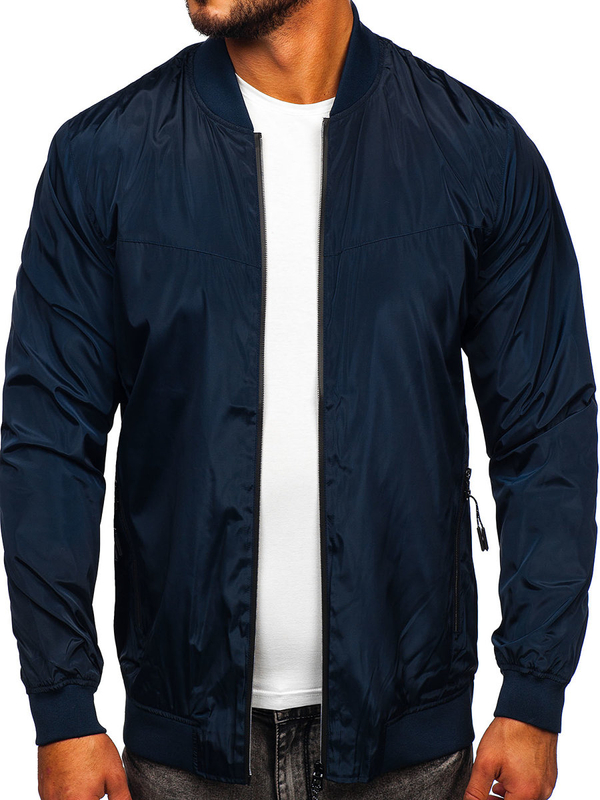 Herren Übergangsjacke Dunkelblau Bolf W3909