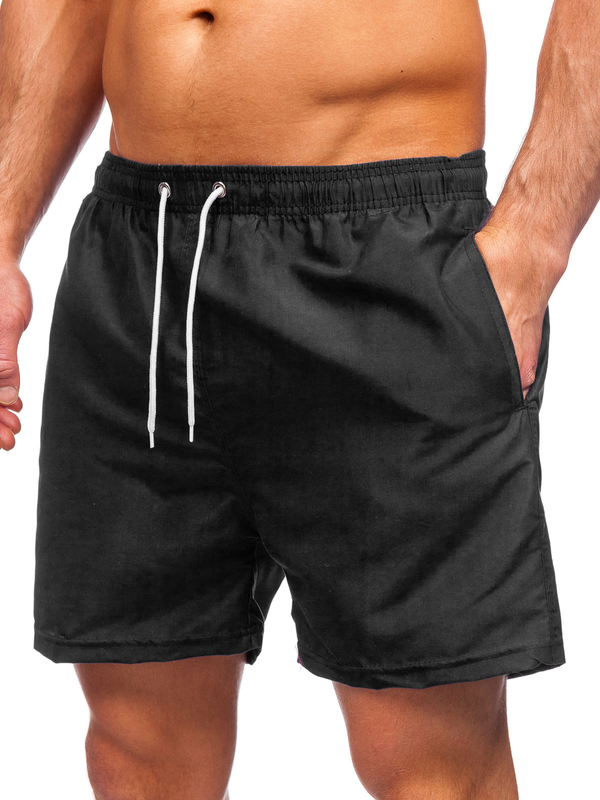 Herren Shorts Badehose Schwarz Bolf YW02001