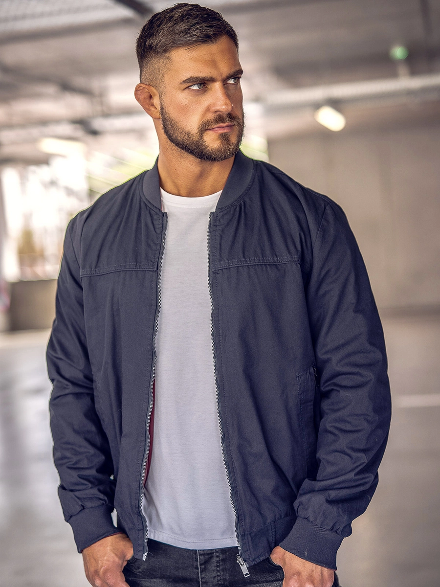 Bomber Jacken Long Bomberjacke Herren Red Bridge Herren Classic