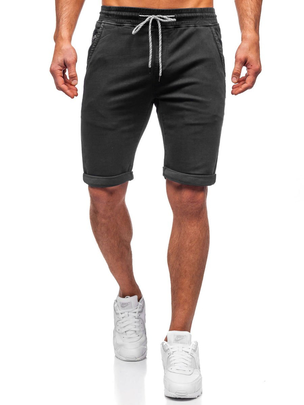Herren Kurze Hose Shorts Schwarz Bolf KG3723
