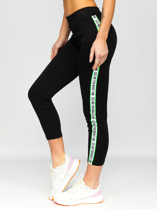 Damen Leggings Schwarz Bolf TS217