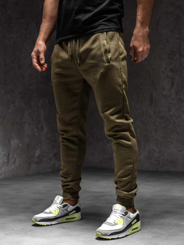 Herren Sporthose Joggers Khaki Bolf XW01-C