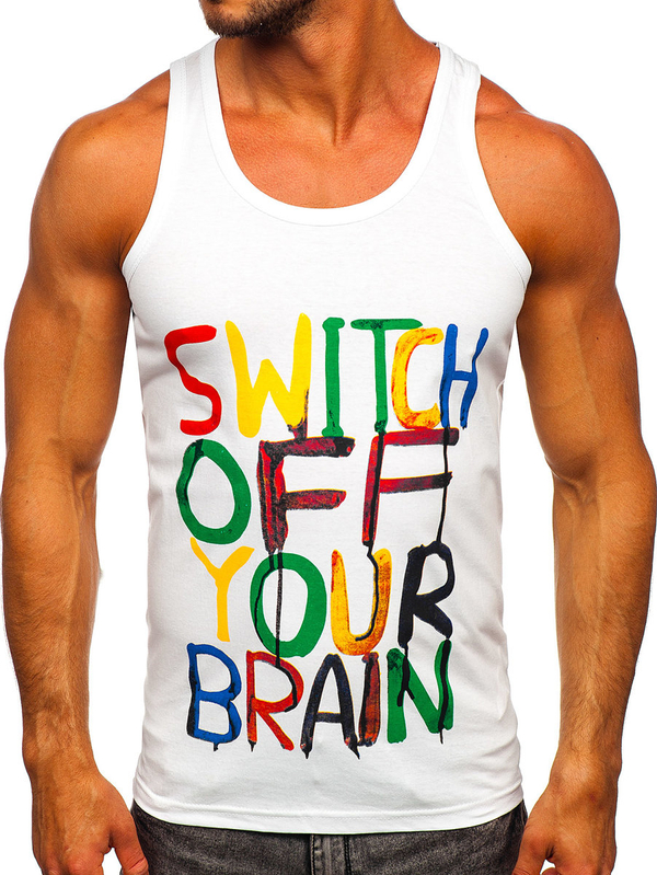 Tank Top Boxing T-Shirt Weiß Bolf 14837