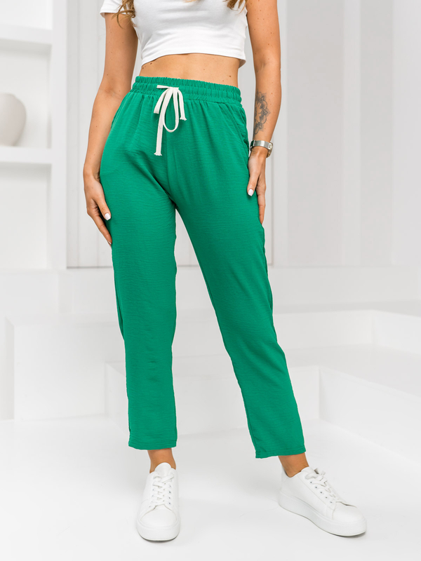 Damen Stoffhose Grün Bolf W7920