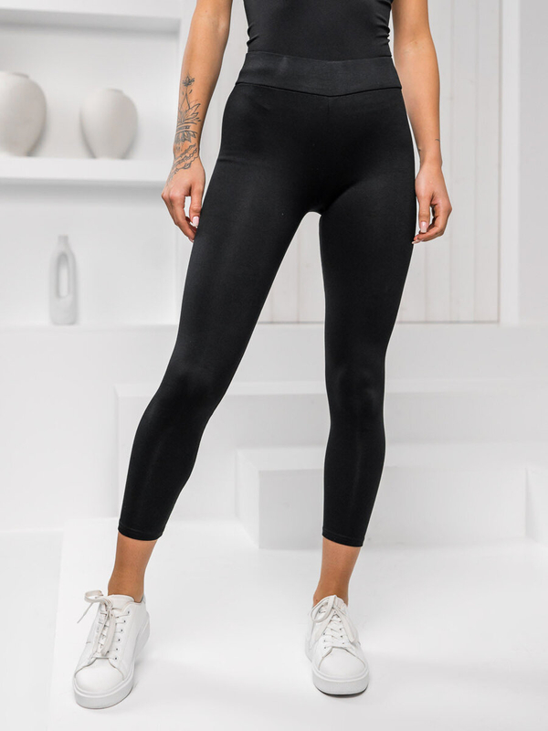 Damen Leggings Schwarz Bolf YW01001-A