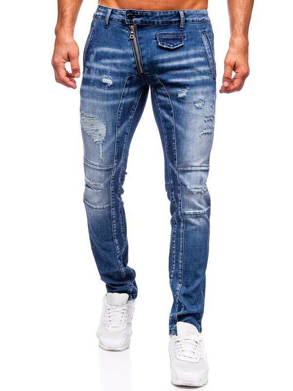 Herren Jeanshose slim fit Dunkalblau Bolf MP0110BS