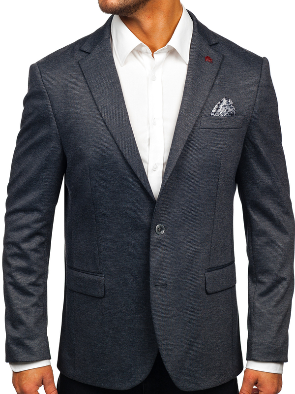 Herren Sakko casual Tintenblau Bolf 023