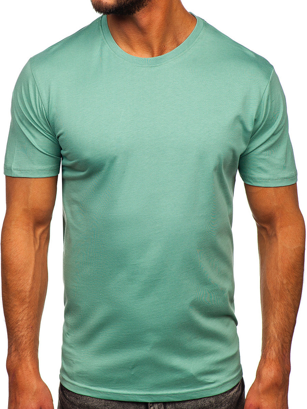Herren Baumwoll T-Shirt Mintgrün Bolf 0001