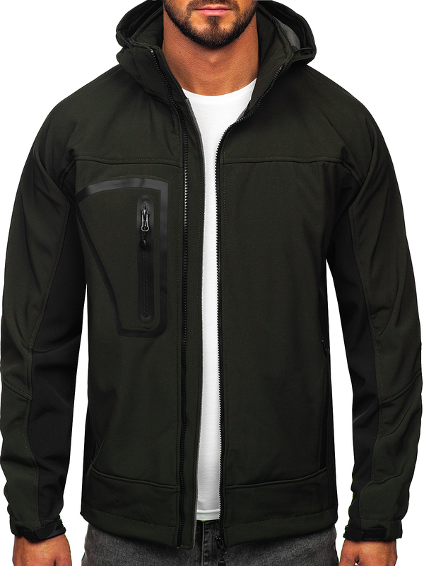 Herren Softshelljacke Khaki Bolf T019